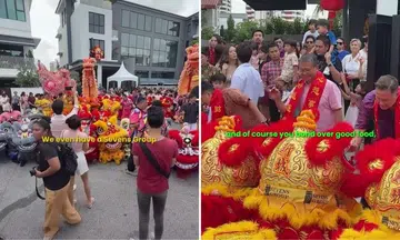 Real estate company boss opens Joo Chiat home to 500 guests for CNY bash, Edwin Tong attends