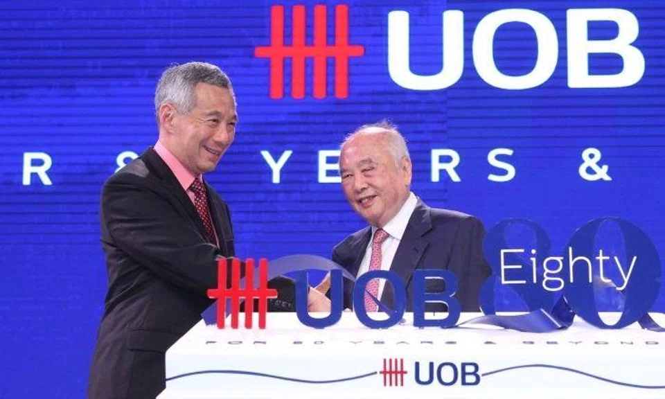 At the UOB 80th anniversary celebrations on Nov 12, 2015.