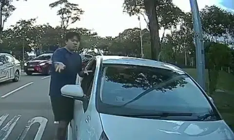 phv driver who smelled of alcohol drives off after hitting vehicle at elias road