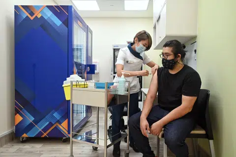 Influenza vaccination is available through polyclinics here.