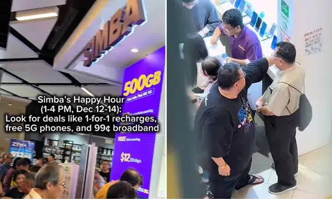 Tempers flare as 2 men quarrel during 'lousy' Simba promotion at Paya Lebar Quarter