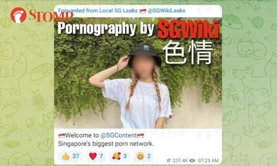 Stomper: "I discovered these Telegram groups where people are sharing leaked sex tapes and some are even profiting from it."