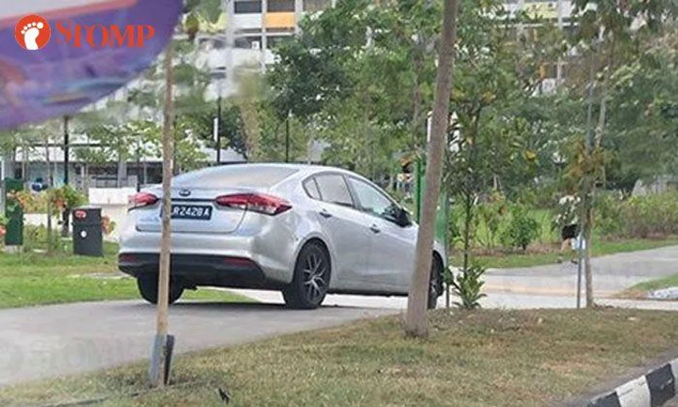 Cars belong on the road, not on the pavement