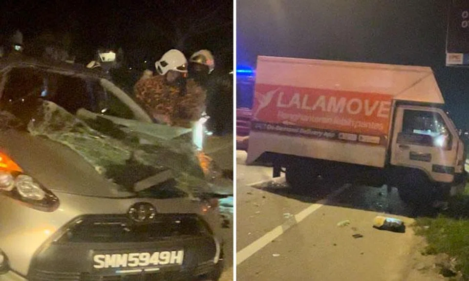 Singaporean boy, 7, dies after lorry crashes into car in Johor, driver tests positive for meth