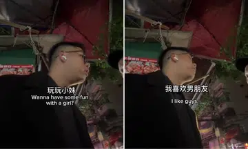 chinese man asks singaporean tourist if he wants to ‘have fun with a girl’, singaporean replies ‘i like men’