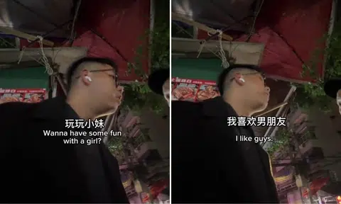 chinese man asks singaporean tourist if he wants to ‘have fun with a girl’, singaporean replies ‘i like men’