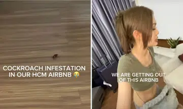 Ho Chi Minh Airbnb cockroaches