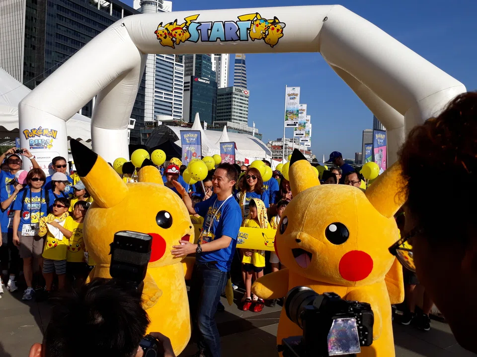 Pokémon run Singapore, Pikachu card, Pokémon 30th anniversary