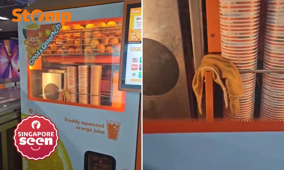 Stomper Jon said he felt disgusted by the sight of an orange rag in the Ijooz machine.