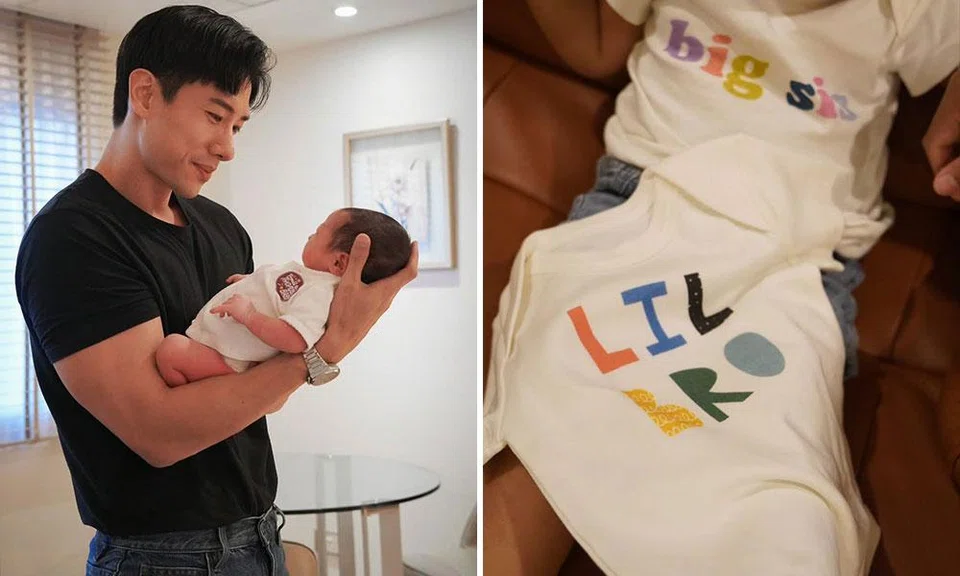 Singaporean actor Desmond Tan and his wife have welcomed their second child, a baby boy.