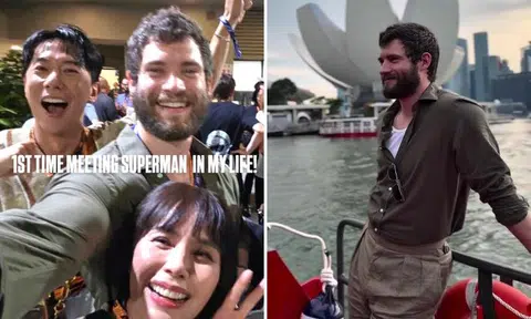 Local celebs starstruck by David Corenswet at S'pore F1: 'First time meeting Superman in my life'