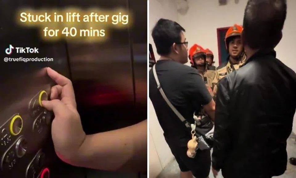 Metal band and crew trapped in lift for 40 min in Gr-id mall after concert: Should SCDF be called?