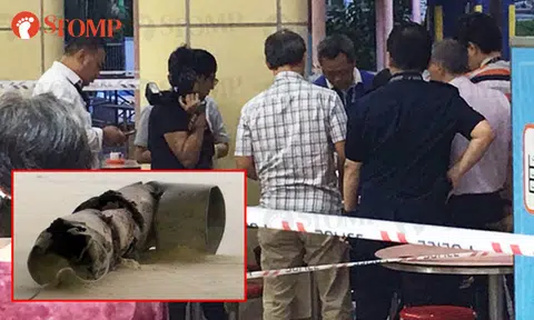 Cylindrical object discharged towards AMK hawker centre, police investigating case of mischief by fire