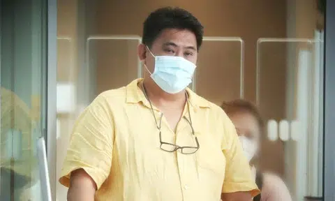 Tan Chee Boon, a former managing director of Marine Life Aquaculture, was charged in court for cheating and forgery offences. Photo: The Straits Times