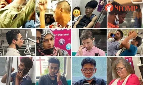 Many people have been caught on camera not wearing masks on the MRT train despite masks still being required on public transport.