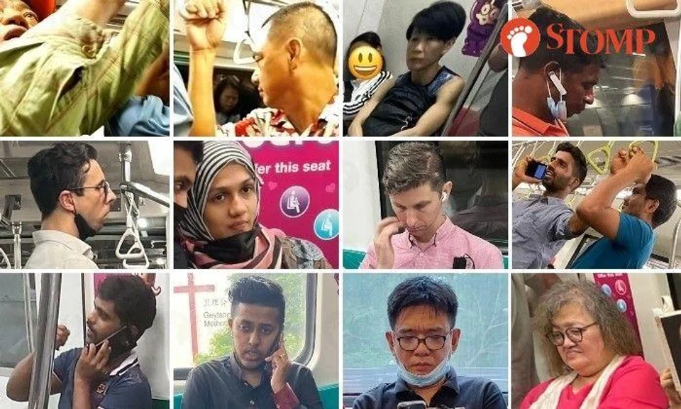 Many people have been caught on camera not wearing masks on the MRT train despite masks still being required on public transport.