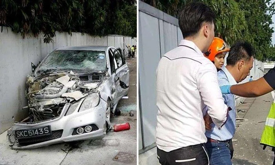 Fatal AYE accident: Mercedes driver seen 'talking to himself'