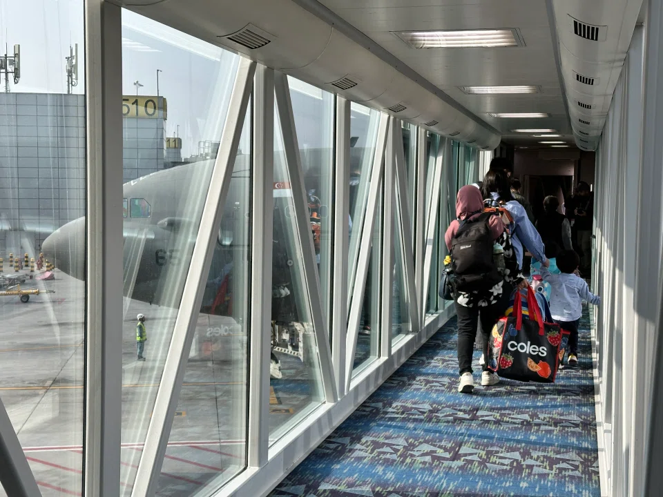 The flight from Riyadh, Saudi Arabia, was operated via a RSAF A330 multi-role tanker transport aircraft. PHOTO: MINDEF