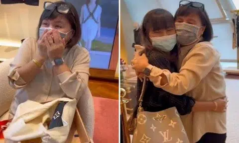 Daughter buys LV bag for mum a decade after she said she 'didn't look good enough' to enter store