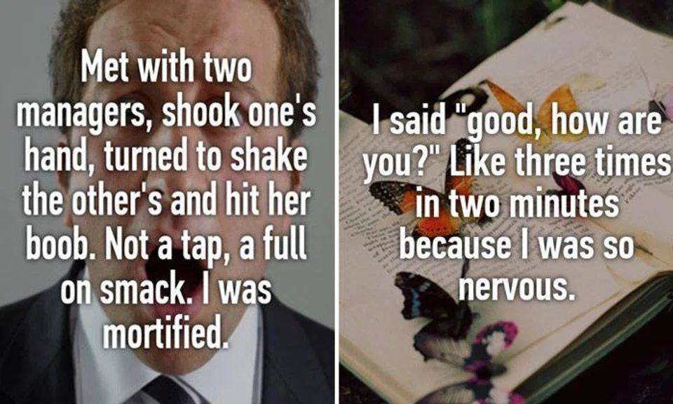 People confess their most embarrassing interview moments | STOMP