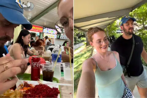 'Singapore really feels like a second home': UK couple takes 4th trip in 10 months, try Adam Food Centre dishes