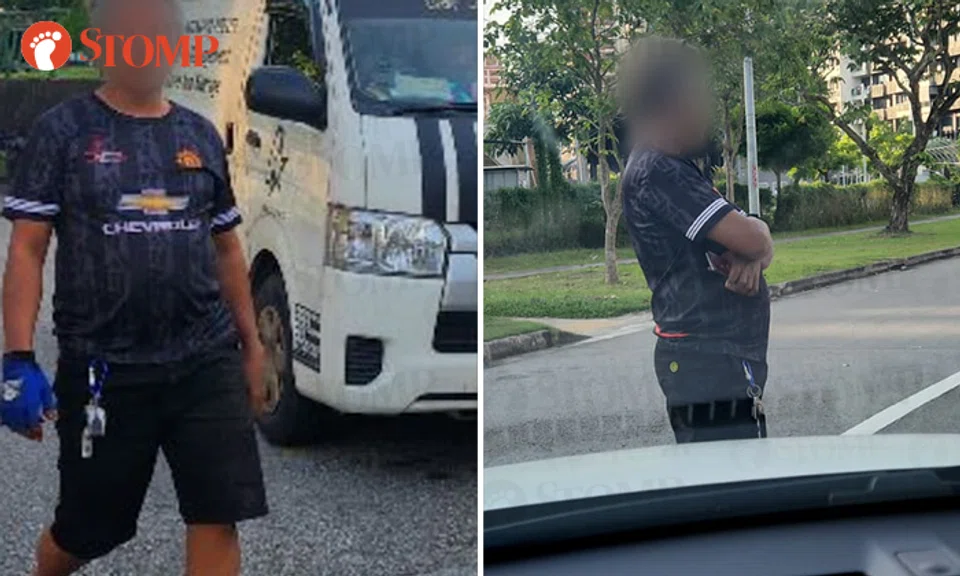 lalamove driver blocks car from exit