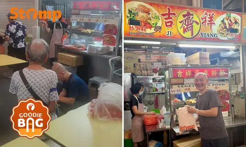 Hawker kindness: Vegetarian stall replaces customer’s dropped food