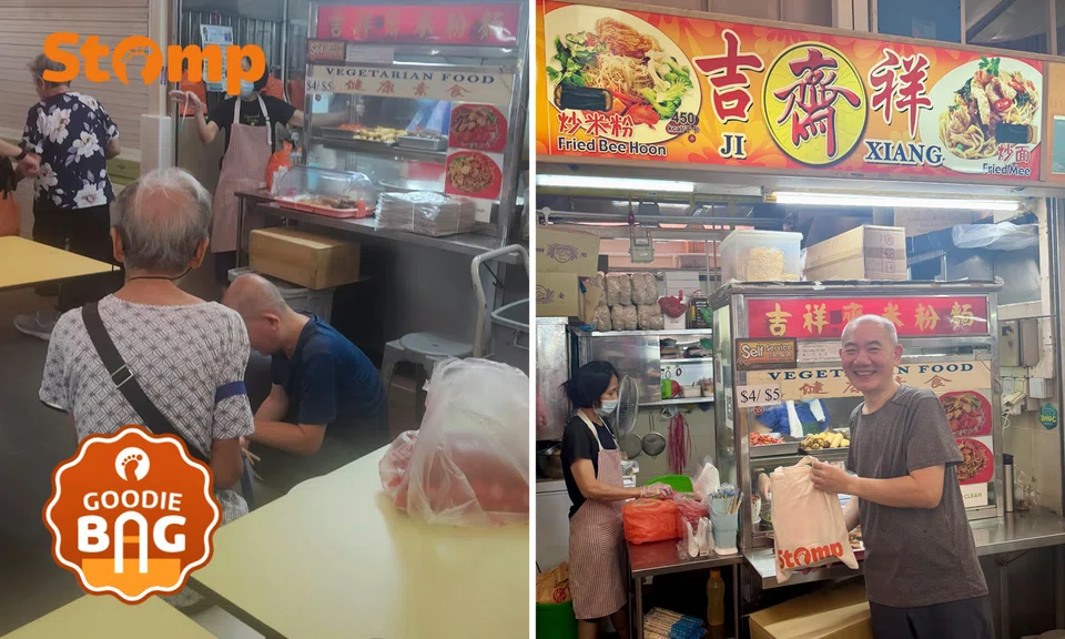 Hawker kindness: Vegetarian stall replaces customer’s dropped food