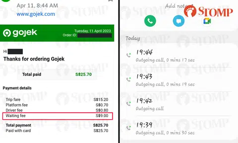 Woman charged $9 waiting fee -- even though she's the one who waited 20 min for Gojek driver