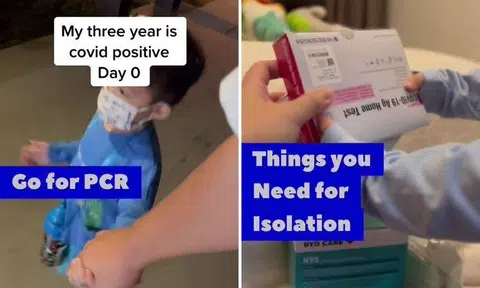 What do you do when your 3-year-old gets Covid-19? S'pore dad shares his experience on TikTok