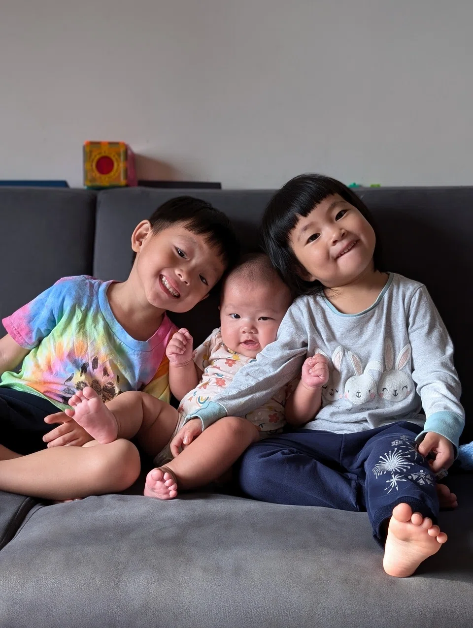 From playgrounds to passport stamps - these three siblings, aged five, four and one, are gearing up for a whirlwind year of travel.