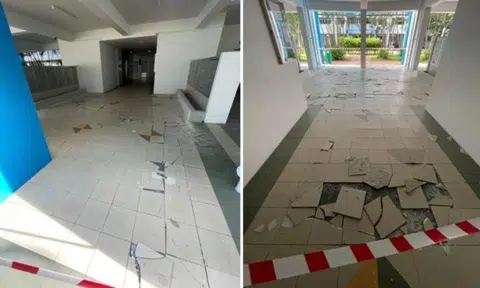 Popping tiles spotted in Yew Tee again