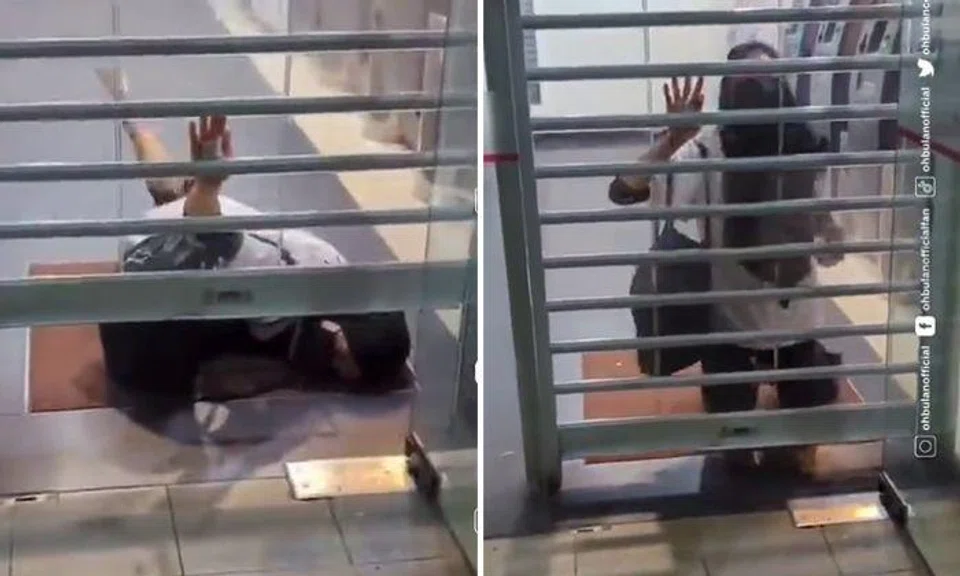 Woman rushes to use ATM in Malaysia as shutters come down, ends up trapped