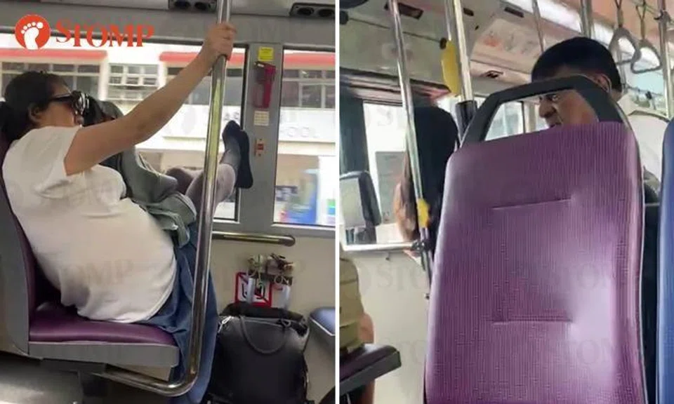 There she goes again: Woman hurls vulgarities at bus commuter who told her to sit properly