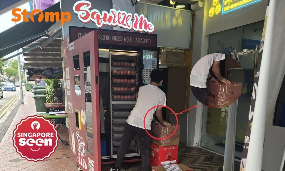 Stomper Pathfinder said he buys juice from vending machines for himself and his young children. 