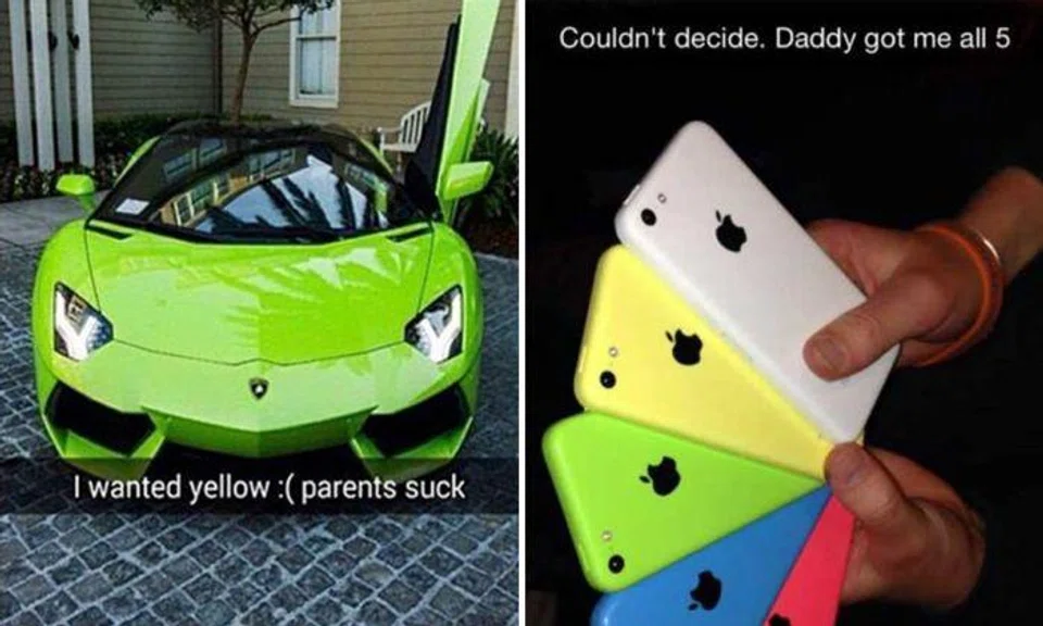 Nothing wrong with being rich -- but these kids will get on your nerves