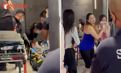 Paramedics perform CPR on woman after she collapses during fitness class at Heartland Mall gym
