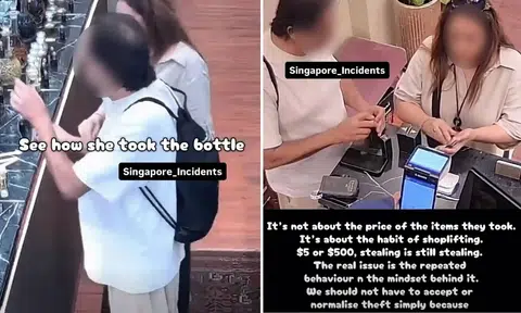 Tourist couple caught on CCTV allegedly shoplifting