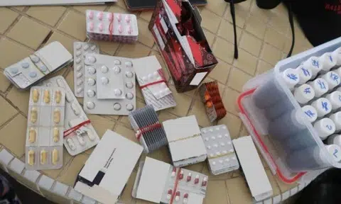 HSA and local enforcement agencies also seized at the checkpoints some 60,372 illegal health products. Photo: Health Sciences Authority