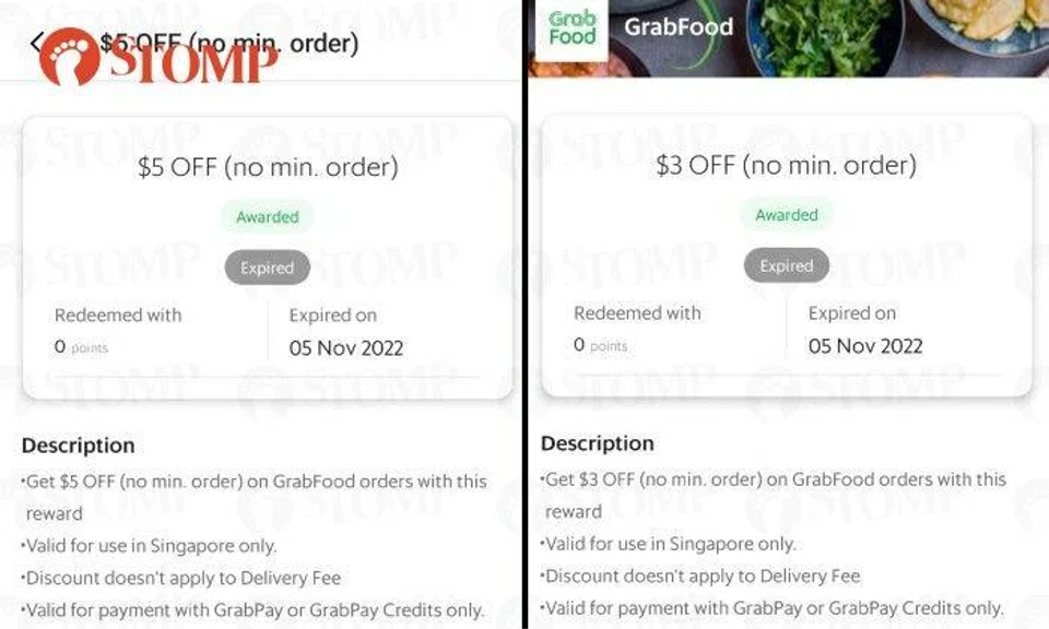 Stomper: "To our surprise, the vouchers were shown as expired on the app."
