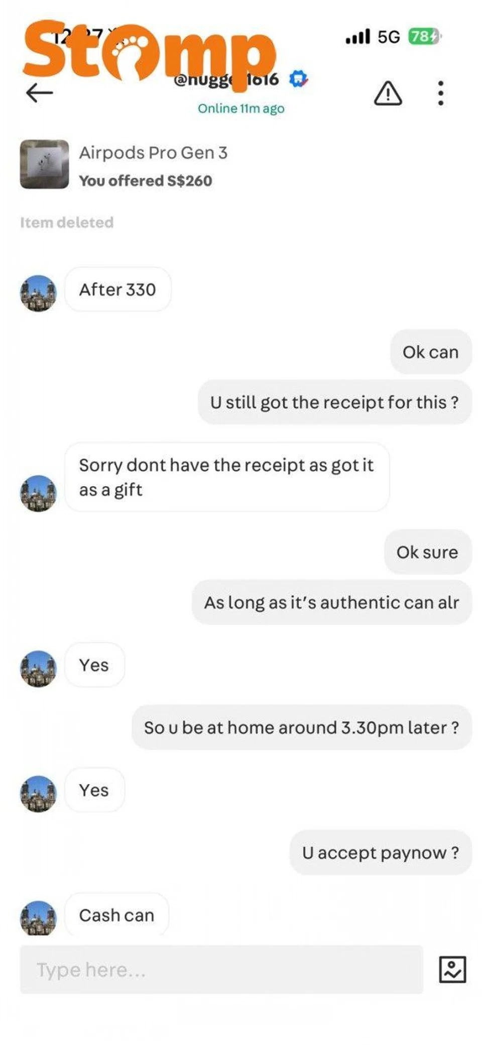 scammed with fake airpods