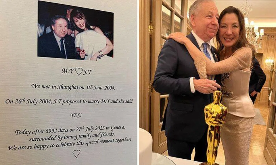 The couple finally made it official and tied the knot on Thursday in Geneva, Switzerland, surrounded by friends and family. PHOTOS: MASSAFELIPE/INSTAGRAM