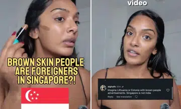 TikToker gives history lesson in response to comment which suggested brown-skinned people are foreigners in Singapore