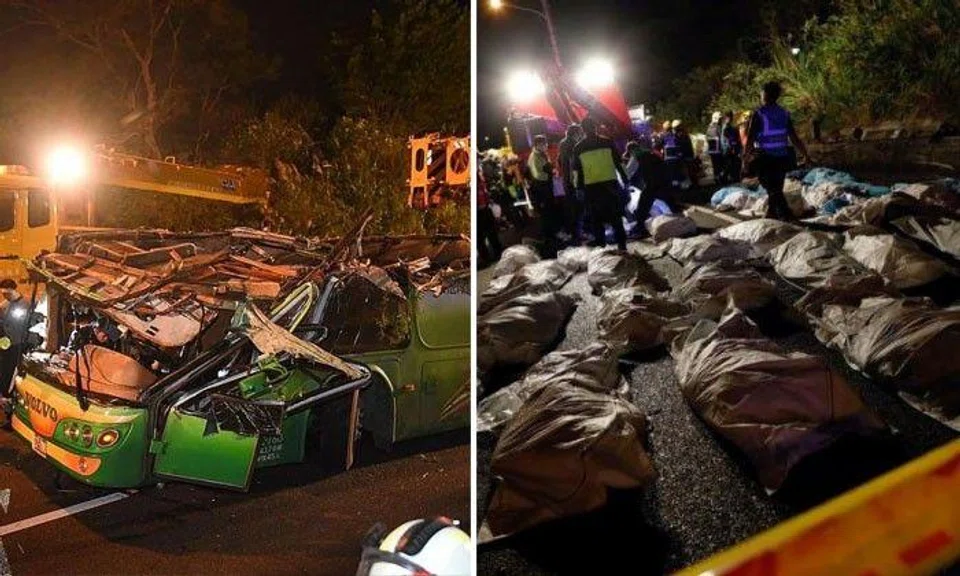 Photo on the left by Xinhua Photo on the right by AFP