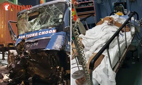 Driver trapped in seat after 2 prime movers collide at PSA Brani Terminal