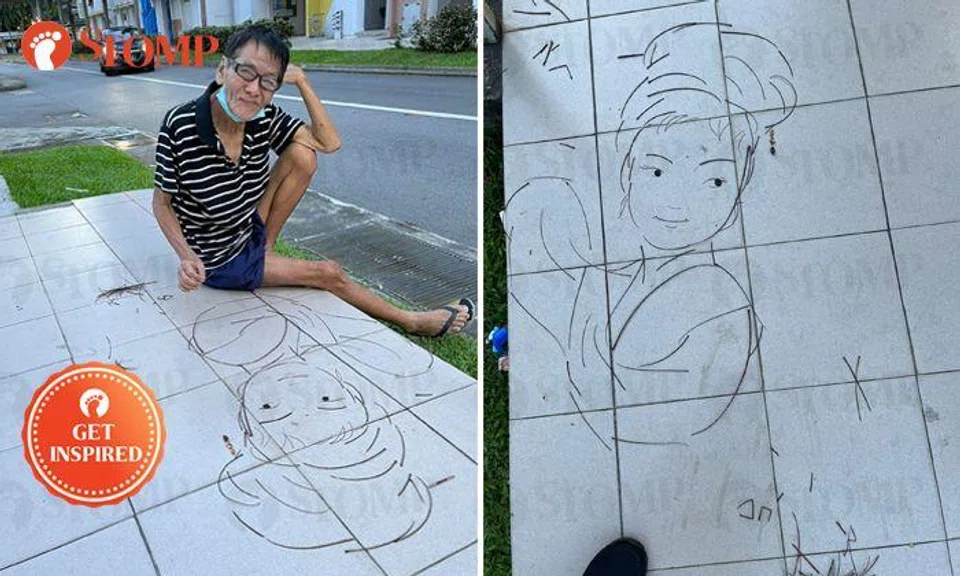 Stomper inspired by elderly man who makes portraits out of twigs at Owen Road