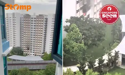 Power bank reportedly causes fire in Sembawang flat, 2 people taken to hospital