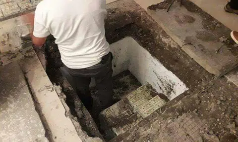 You'd probably walk all over this secret compartment -- not knowing it hid $12 million