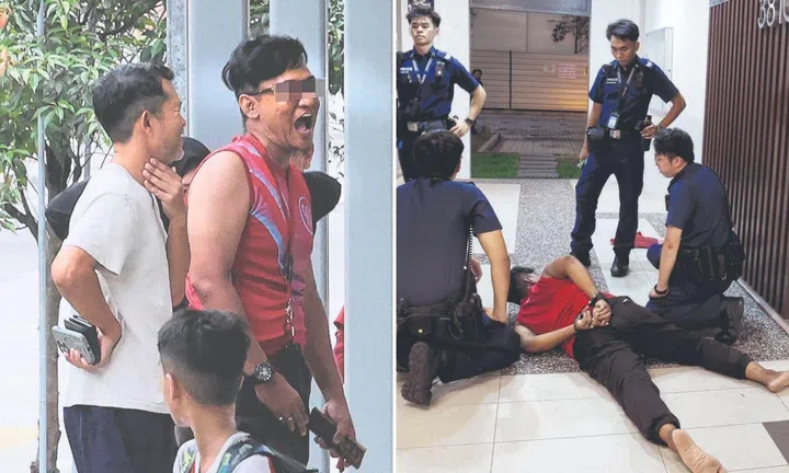 man arrested for insulting, spitting at police officers during fire evacuation