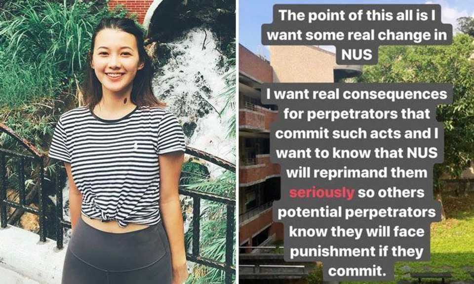 NUS responds after female undergraduate demands firm action to be taken against student who took video of her in the shower
